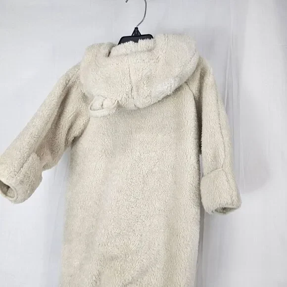 L.l. Bean Ivory Pram Snow Suit Baby Infant Size 6-12M - Picture 5 of 8